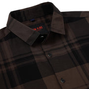 Brown and Black Checkered Pattern Slim Fit Full Sleeve Shirt (GP004)