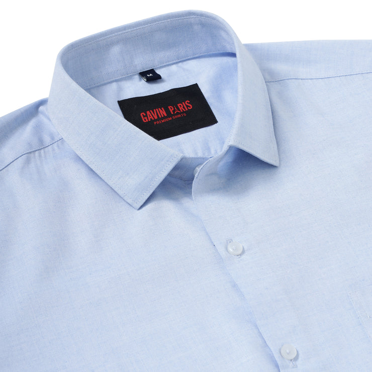 SKY BLUE COTTON FULL SLEEVE SHIRT (GP134)