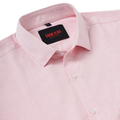 Pink Full-Sleeve Shirt With Pocket (GP234)