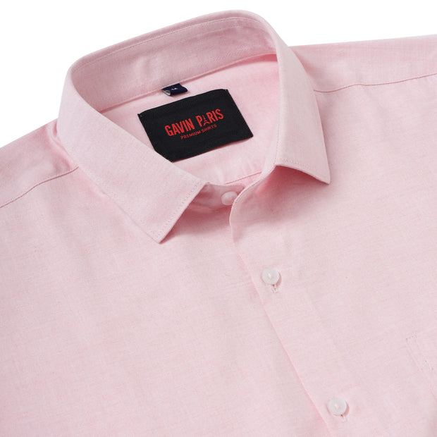 Pink Full-Sleeve Shirt With Pocket (GP234)