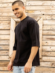 Skateboard Black Back Oversized Tee