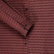 Maroon Patterned Slim Fit Full Sleeve Shirt (GP183)