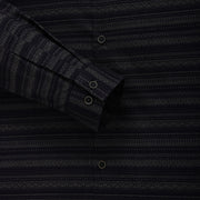 Men's Full Sleeve Black and Gray Tribal Pattern Shirt (GP272)