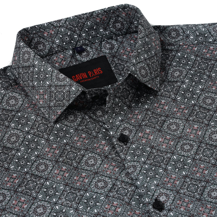 Geometric Pattern Full-Sleeve Shirt (GP103)