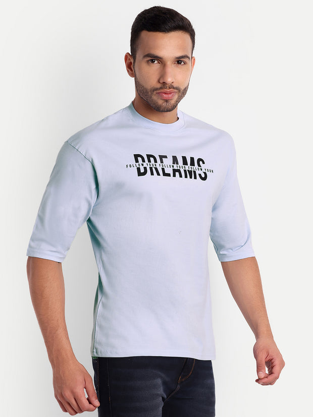 Dreams Sky Blue Drop Shoulder Oversized by Gavin Paris