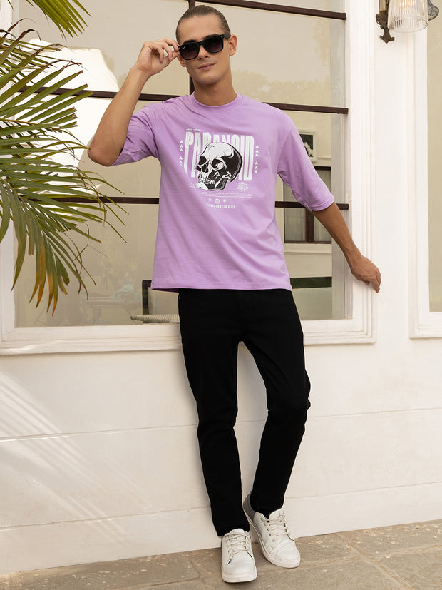 Paranoid Lavender Oversized T-shirt