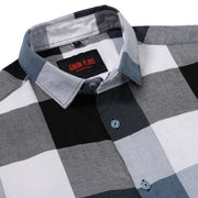Black and White Checkered Full Sleeve Shirt (GP033)
