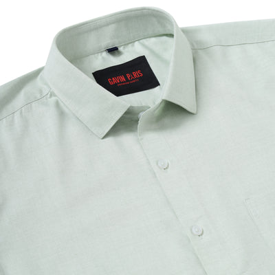 Light Green Full-Sleeve Shirt With Pocket (GP237)