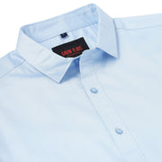 SKY BLUE GIZA COTTON FULL SLEEVE SHIRT (GP064)