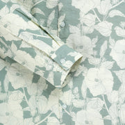 Floral Print Full Sleeve Shirt - Sage Green and Cream (GP233)