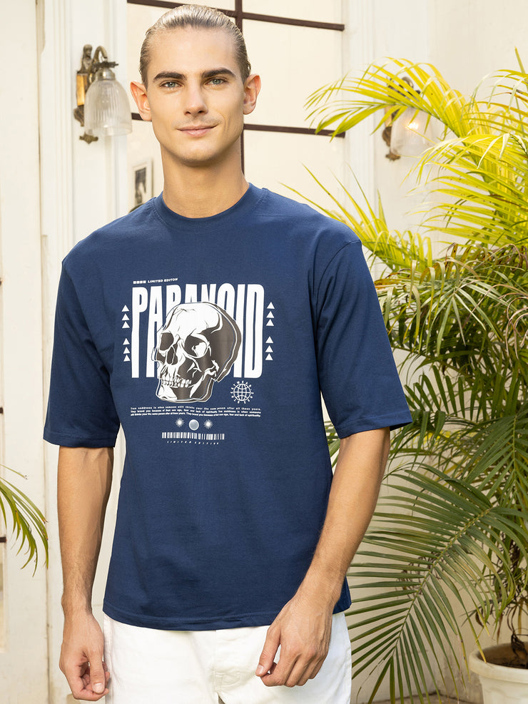 Paranoid Blue Oversized T-shirt