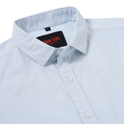 Striped Cotton Full-Sleeve Shirt - Light Blue (GP081)