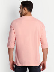 FCK Peach Drop-shoulder Oversized T-shirt