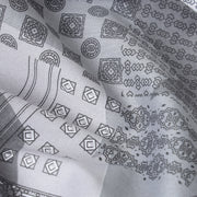 Grey with Intricate Geometric Pattern Full Sleeve Shirt (GP045)