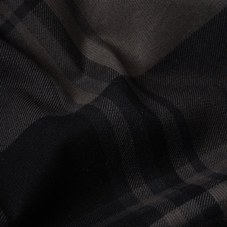 Dark Grey and Black Checkered Pattern Slim Fit Full Sleeve Shirt (GP003)