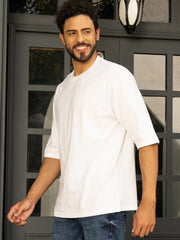 Paparazzi White Oversized Drop shoulder Tee by Gavin Paris