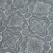 Grey Floral Paisley Print Slim Fit Full Sleeve Shirt (GP161)