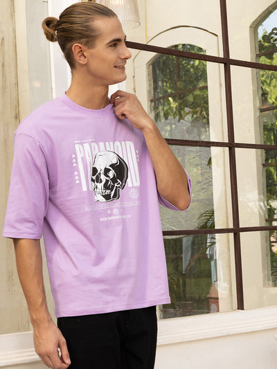 Paranoid Lavender Oversized T-shirt