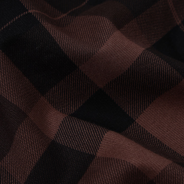 Checkered Slim Fit Full-Sleeve Shirt - Brown & Black (GP001)