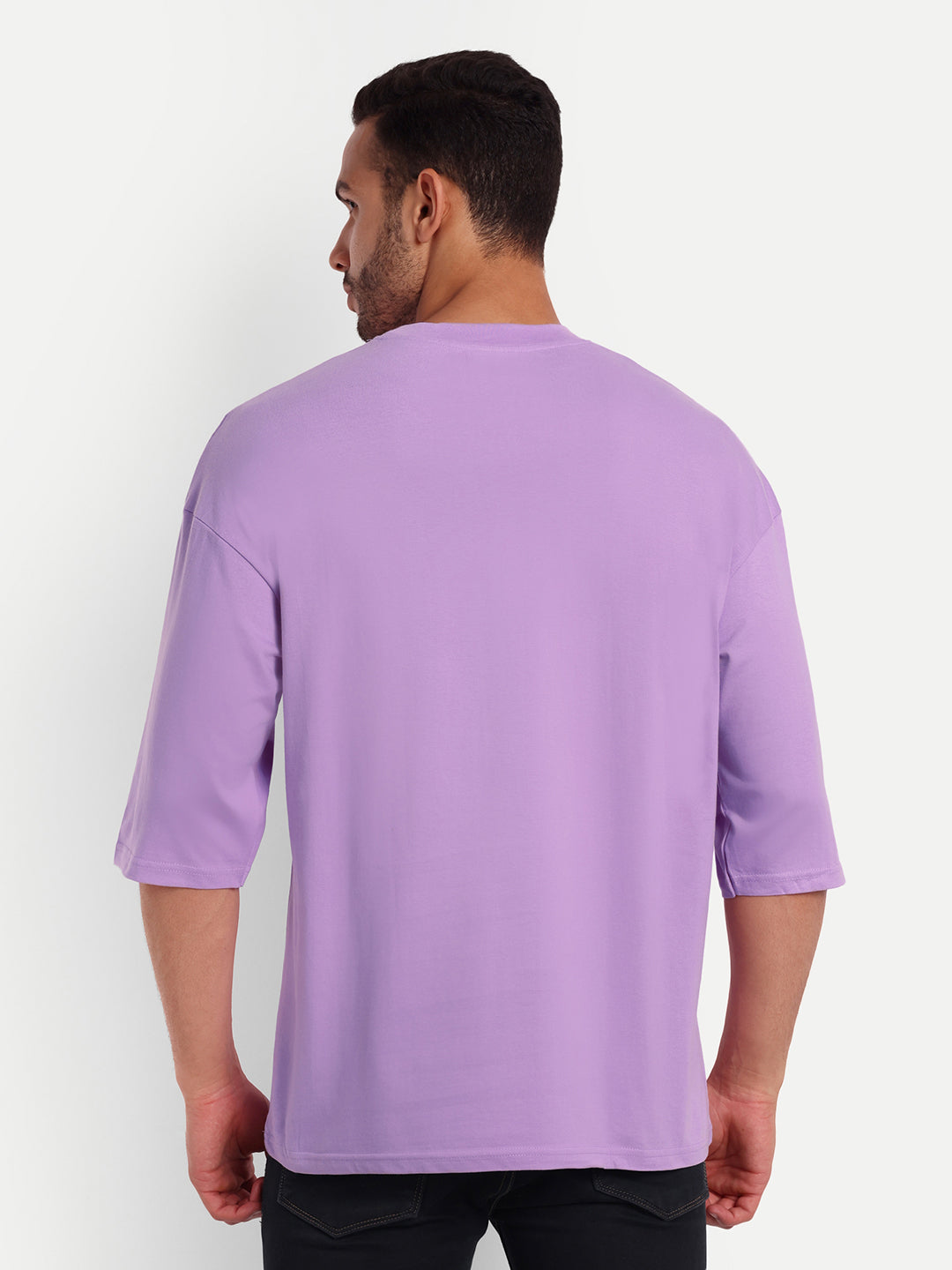 Essentials Lavender Drop-shoulder Oversized Tee by Gavin Paris