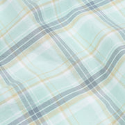 Mint Green and Grey Plaid Slim Fit Full Sleeve Shirt (GP166)