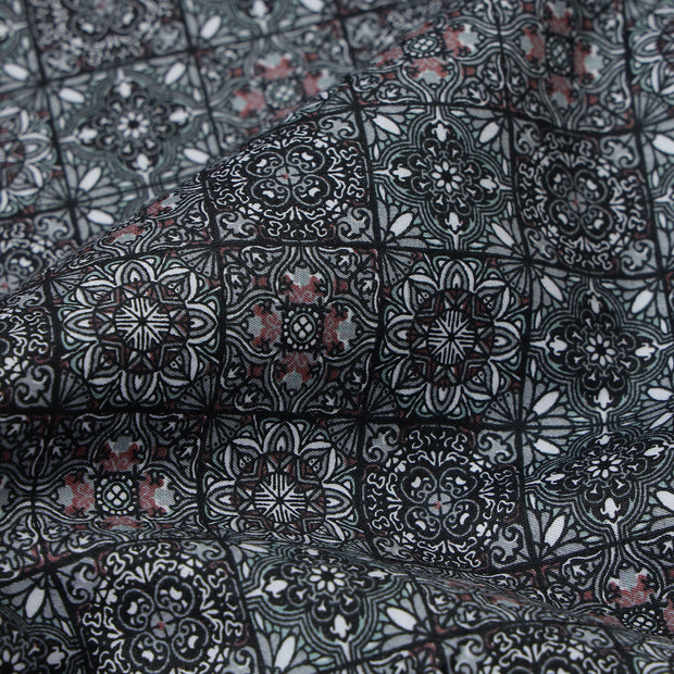 Geometric Pattern Slim Fit Full-Sleeve Shirt (GP103)