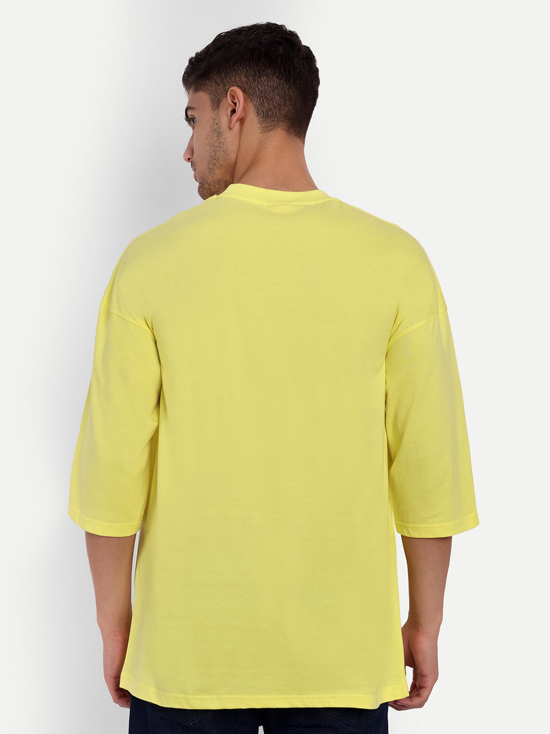 Naruto Lemon Yellow Oversized Drop Shoulder Unisex Tshirt By Gavin Paris