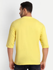 Method Yellow Oversize Drop shoulder Tee by Gavin Paris