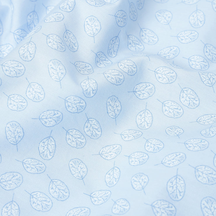 SKY BLUE BEETEL LEAF PRINTED COTTON FULL SHIRT (GP109)