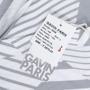 Gray & White Geometric Full Sleeve Shirt(GP168)