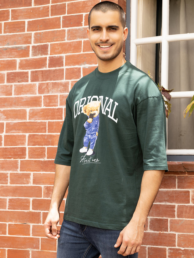 Original Dark Green Oversized T-shirt