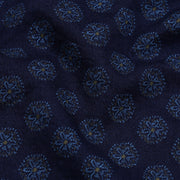 Full Sleeve Slim Fit Shirt - Navy Blue Medallion Print (GP144)