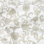 White Paisley Slim Fit Full-Sleeve Shirt (GP087)