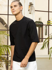 Godess Black Back Print Oversized Tee by Gavin Paris