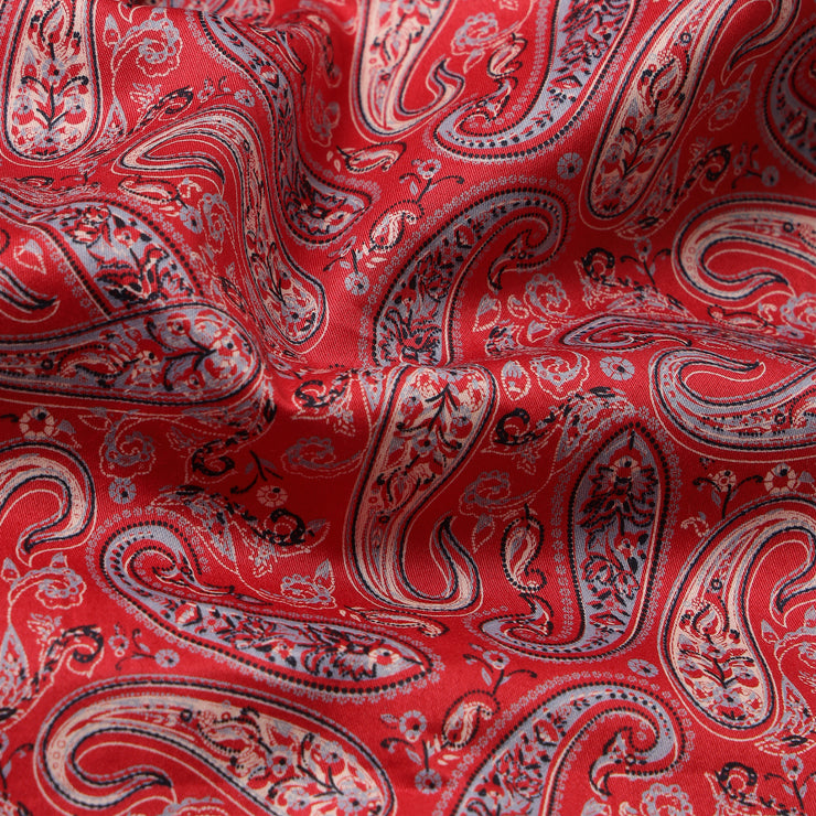 Red Paisley Full-Sleeve Shirt (GP021)