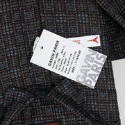 Brown Geometric Slim Fit Full Sleeve Shirt (GP186)