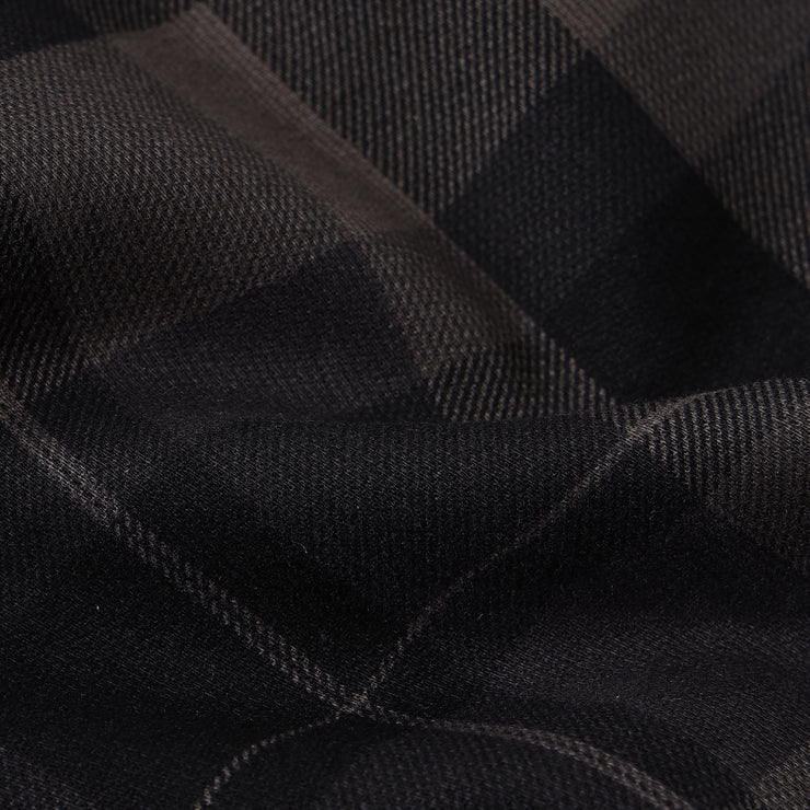 Black and Grey Checkered Full-Sleeve Shirt (GP002)