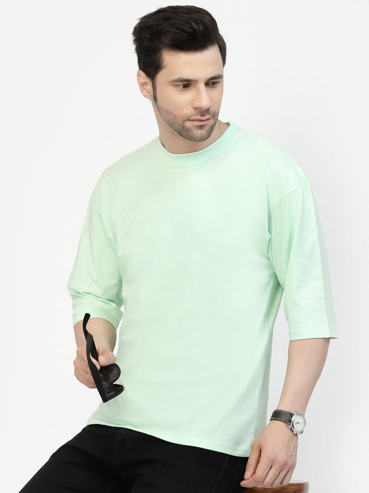 Sea Green Plain Oversized Unisex Tee by Gavin Paris