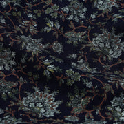 Navy Blue Floral Print Full Sleeve Shirt (GP143)