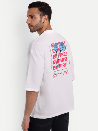 Empire White Oversized Tee by Gavin Paris