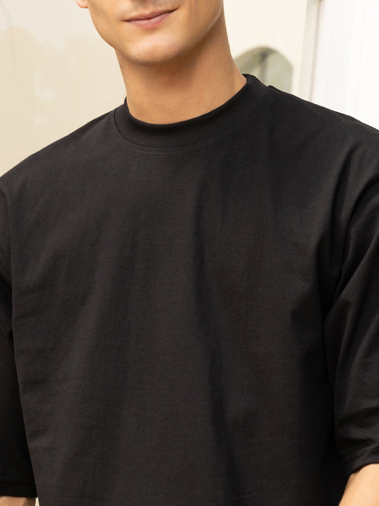 Mikasha Black Oversized TShirt