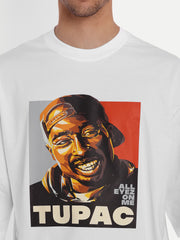 Tupac White Oversized Tee by Gavin Paris