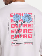 Empire White Oversized Tee by Gavin Paris