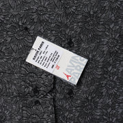 Black Flower Print Slim Fit Full Sleeve Shirt (GP020)