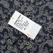 Navy Paisley Full-Sleeve Shirt (GP088)