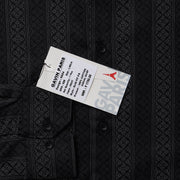 Black Patterned Full Sleeve Shirt (GP028)