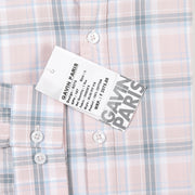 Pink and Grey Plaid Slim Fit Full Sleeve Shirt (GP167)