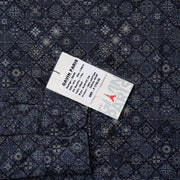Blue Geometric Pattern Full Sleeve Shirt (GP013)