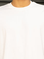 Paparazzi White Oversized Drop shoulder Tee by Gavin Paris