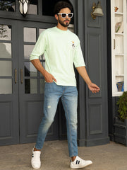 Rocket Sea Green Oversized Drop shoulder Tee by Gavin Paris